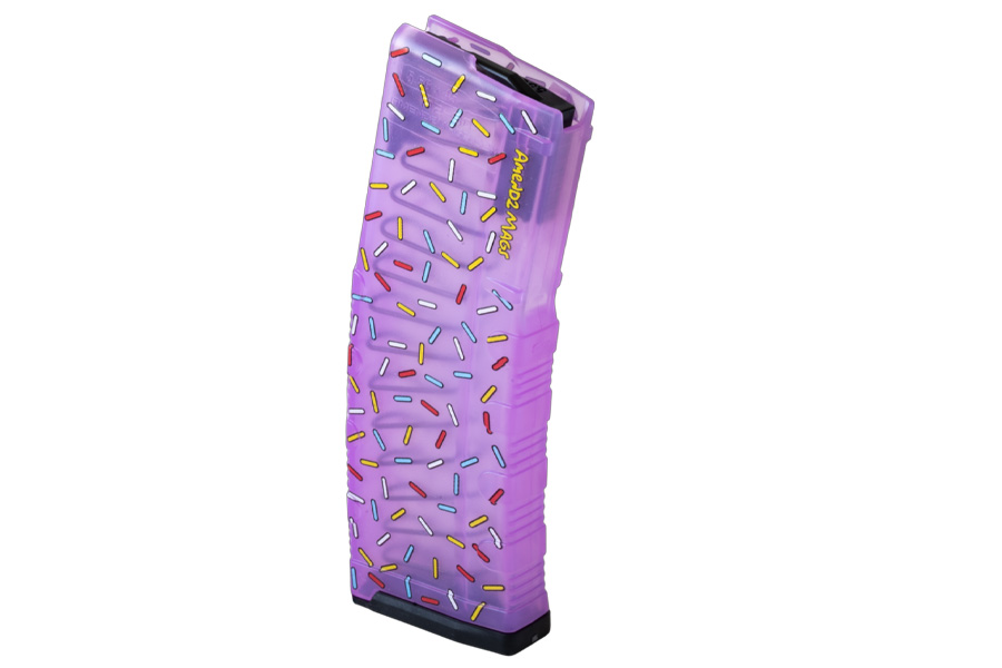 AMEND2 AR15 5.56 NATO 30 Round Factory Magazine with Pink Sprinkle Donut Finish